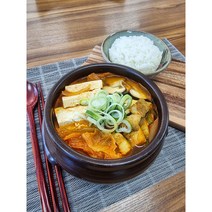 송화버섯 돼지고기 김치찌개 600g x 2팩 냉동식품 혼밥 맞벌이 캠핑 즉석요리 식사 술안주 국내산묵은지 국내산앞다리살