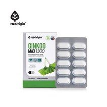 엔젯오리진 징코맥스 1300mg x 30캡슐 은행잎추출물 150mg 함유, 30정, 4개