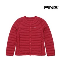 핑골프골프 여성 경량다운 헝가리 구스 내피 점퍼_P12293JD951_PK, 95, PK