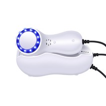 피부 크라이오테라피 기계 리프팅 핫콜드 냉동치료, 냉온충전식 모델 3색조명 양면