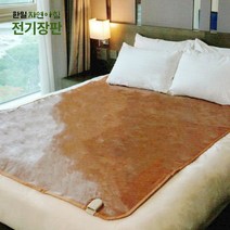 국산 한일자연아침 양면 전기장판 플라워, 대형