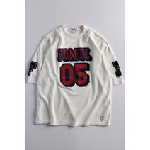 펀드멘탈 FDMTL FA23/CS23 05 WIDE SWEAT TEE 남자티셔츠 여름코디 반팔 스트릿