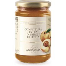 이탈리아 아그리시칠리아 AGRISICILIA 엑스트라 시칠리아 스베르기 복숭아잼 360g, 10팩