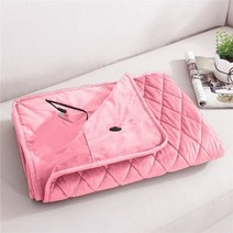 싱글 전기요 1인용 5v usb 대형 전기 담요 겨울 따뜻한 담요 전원 은행 침대 워머 usb 가열 담요 바디 히터, 분홍색, 100x140cm 지퍼