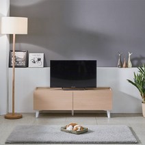 1200 LPM 거실장 TV장 자취방 TV다이 AV거실장 43인치, 메이플화이트