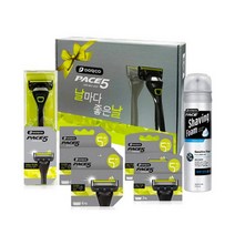 도루코 페이스5 면도 기획세트 4호 (면도기 + 면도날13입 + 폼210ml)
