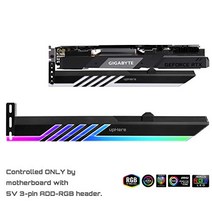 Novonest 범용 비디오 카드 홀더 GPU 브레이스 지원 그래픽 카드를 고정하는 ARGB LED 라이트 SYNC 자보드 5 V 3PIN [GL28ARGB]