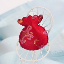 복주머니 초음파장식 (10개 묶음), 레드, 10개