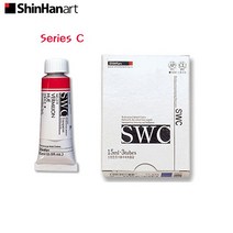 신한 SWC 전문가용 수채화물감 15ml 낱색 C시리즈 (1개), 876 카드뮴 그린 미들