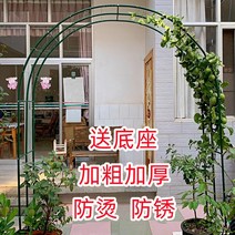 정원 가든아치 단독주택 꾸미기 아치 꽃 랙 등산 등나무 장미 브래킷 철제 식물 야외 문 포도, [09] 짙은 녹색 폭 3.5m 높이 2.2m, [01] 중간