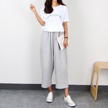 스윗타임 봄 자체제작 쭈리와이드배기팬츠 S~3XL 빅사이즈 봄 여름 여성의류 면 배기 와이드핏 바지