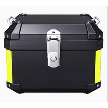 베스파탑박스 45L 강화 스쿠터 캐리어 가스통 바이크, 45L 블랙 + 충격흡수 + 안감