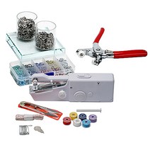 드륵이와 똑딱이 미니 핸드미싱기 단추펜치 셀프수선, 드륵이 세트+똑딱이 세트