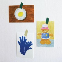 잼스튜디오 리틀띵 포스트 카드 part 04 엽서 일러스트엽서, 20 HBD 곰돌이