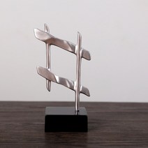 바이올린 연습용 입문용 북유럽 크리 에이 티브 음표 피아노 장식 직원 음표 선물 피아노, 실버 d 스타일