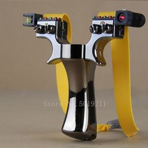 휴대하기 쉬운 고무 밴드 스틸 볼 슈트 게임과 새로운 고정밀 강력한 야외 사냥 레이저 투석기, 02 Slingshot