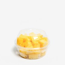 더팩컴퍼니 DC8S 일회용 투명 과일컵 과일용기 델리용기 반찬용기 샐러드용기(돔뚜껑) 100개 500개, 1박스