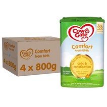 Cow N Gate Comfort Baby Milk Powder 카우앤게이트 1세 컴포트 베이비 밀크 파우더 분유 800g 4개