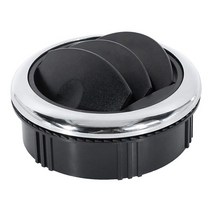 벤츄레이터 J60F 대시 보드 에어컨 디플렉터 아웃렛 벤트 배기 그릴 사이드 루프 라운드 공기 환기 87mm RV, 01 87 75