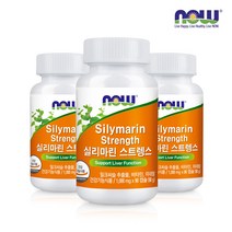 [한국공식총판] 나우푸드 실리마린 스트렝스 90캡슐 3병 (9개월분), 1000mg x 90캡슐 (90g), 90정, 3개