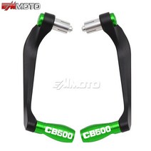 바이크 혼다 CB600 CB 600 오토바이 액세서리 CNC 알루미늄 핸들 바 브레이크 클러치 레버 가 보호대 7/8 인치 22mm, [06] A Green