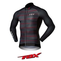 폭스라이더스 P102BK 긴팔 싸이클 자전거져지 상의