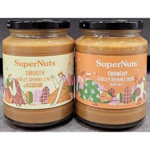 SuperNets 슈퍼너츠 피넛버터 460g (스무스 크런치 / 2종 택1) / 슈퍼넛츠 / 아르헨티나, 2.크런치