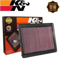 K&N KN 현대 LF쏘나타 1.6 터보 뉴라이즈 가솔린 (16년-19년) 순정형 흡기 에어필터 33-5057
