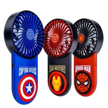MARVEL MINI FAN 마블 미니팬 선풍기 휴대용 핸디형 손 3단계 바람 세기, 스파이더맨