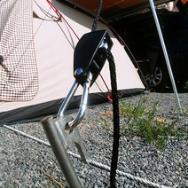 캠핑 로프라쳇 이지스토퍼 스트링 길이조절 스토퍼, 단품