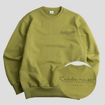 JIPSY 시그니처 라베르메종 맨투맨 -아보카도- signatured labelle sweat shirts. -avocado-