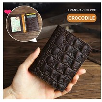 남자 악어가죽 반지갑 핸드메이드