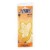 보생 그린 페트 개나리 고무장갑 소/중/대, 10개