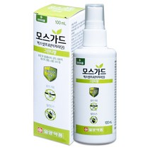 일양약품 모기기피제 모스가드 벅스넷프로(그린티향) 100ml, 3개