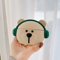 뮤직베어 곰돌이 에어팟 2세대 케이스, 에어팟프로, 단일옵션