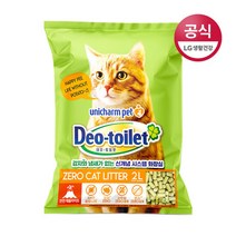 유니참 데오토일렛 사막화 방지 소취항균모래 2L