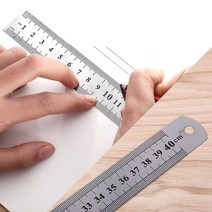 철자 스틸자 방안자 강철자 재단용자 철제자 40cm자, 클린스펀지(사은품)