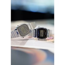 카시오 CASIO 미니 스퀘어 여성용 전자 손목 패션 시계
