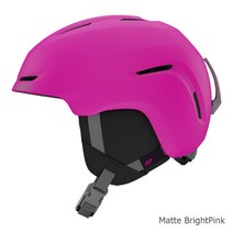 [미국] 헬멧 Giro spur mips 키즈 스키 헬멧 - 청소년 유아 소년용 헬멧, 매트 브라이트 핑크, xs (48.5-52cm)