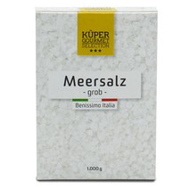 Kuper gourmet 이탈리아 천일염 굵은 소금 1kg, 1개