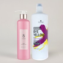 슈바츠코프 보색샴푸300ml+상한머리복구 무실리콘 트리트먼트250ml 컬러샴푸, 1set