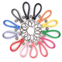 베이직 스트랩 키링 키홀더, 오렌지