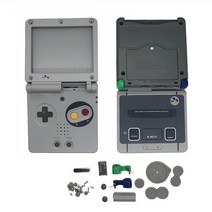 닌텐도 게임 보이 어드밴스 SP GBA 용 새 하우징 쉘 GBASP 콘솔 케이스 커버 버튼 포함, [13] SFC Gray
