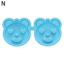 DIY 색다른 특이한 발렌타인 1PC 실리콘 귀걸이 금형 DIY 수 지 UV 에폭시 크리스탈 메리 크리스마스 매달, 14 N