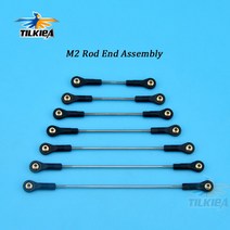 1pcs 나일론로드 엔드 어셈블리 푸시로드 키트에는 m2 플라스틱로드 엔드 및 rc 모델 자동차 보트 비행기 용 푸시 풀로드가 포함됩니다., 016 링크 140mm