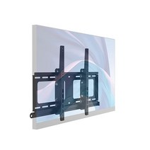 안전한 실외 내후성 TV 마운트 - CTA 틸팅 로우 프로파일 도난 방지 TV 벽 마운트 - VESA 호환 장치 및 최대 80인치 모니터, Wall Mount
