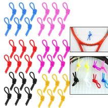 6Pcs 진동 감쇠기 스포츠 테니스 라켓 스트링 부착, 실리카 젤, 블랙