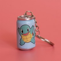 포켓몬 애니메이션 키 체인 피카추 Charmander Squirtle 키 캔 그림 장난감 만화 열쇠 고리 아이의 선물 완구, 03 3