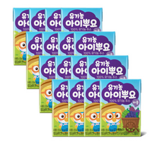 100% 유기농 과채주스 아이뿌요 퍼플 120ml x 16개, 단품
