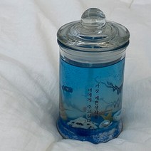 바다캔들 수제 젤 캔들 캔들 직장동료 퇴사선물 돌 웨딩 답례품, 화이트머스크